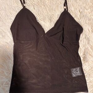 White Fox Boutique Dark Chocolate Top